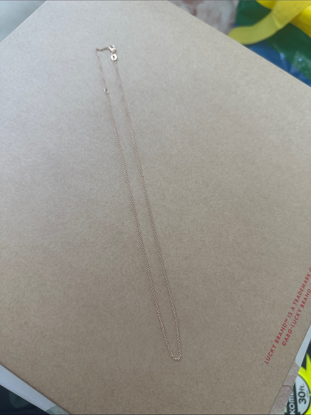 Effy Delicate 14k Rose Gold Chain Necklace 18inches